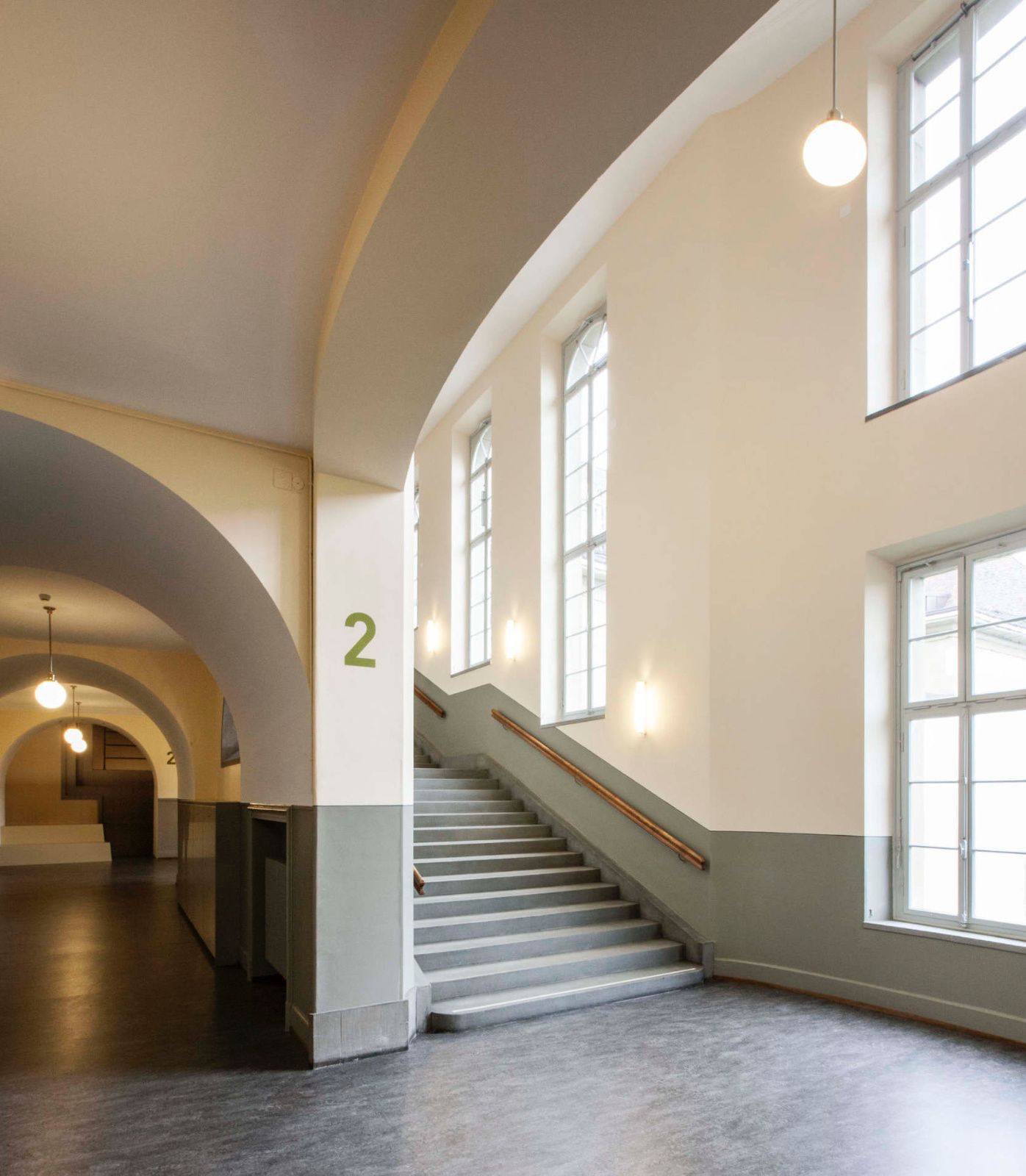Projektbild Innensanierung Berufsfachschule in Basel
