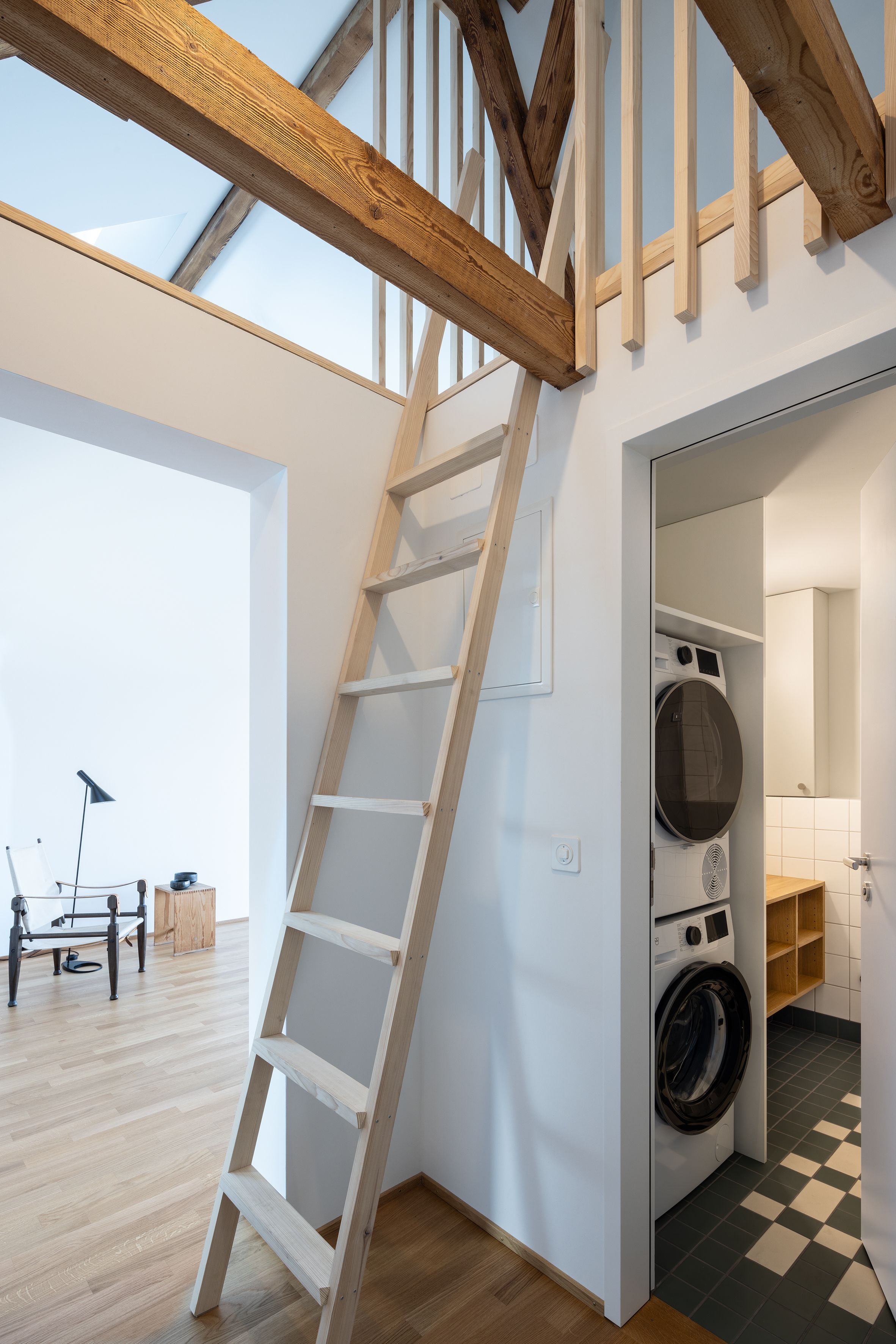 Projektfotografie Sanierung mit Wohnschutzauflagen und Dachausbau _ Basel Breite