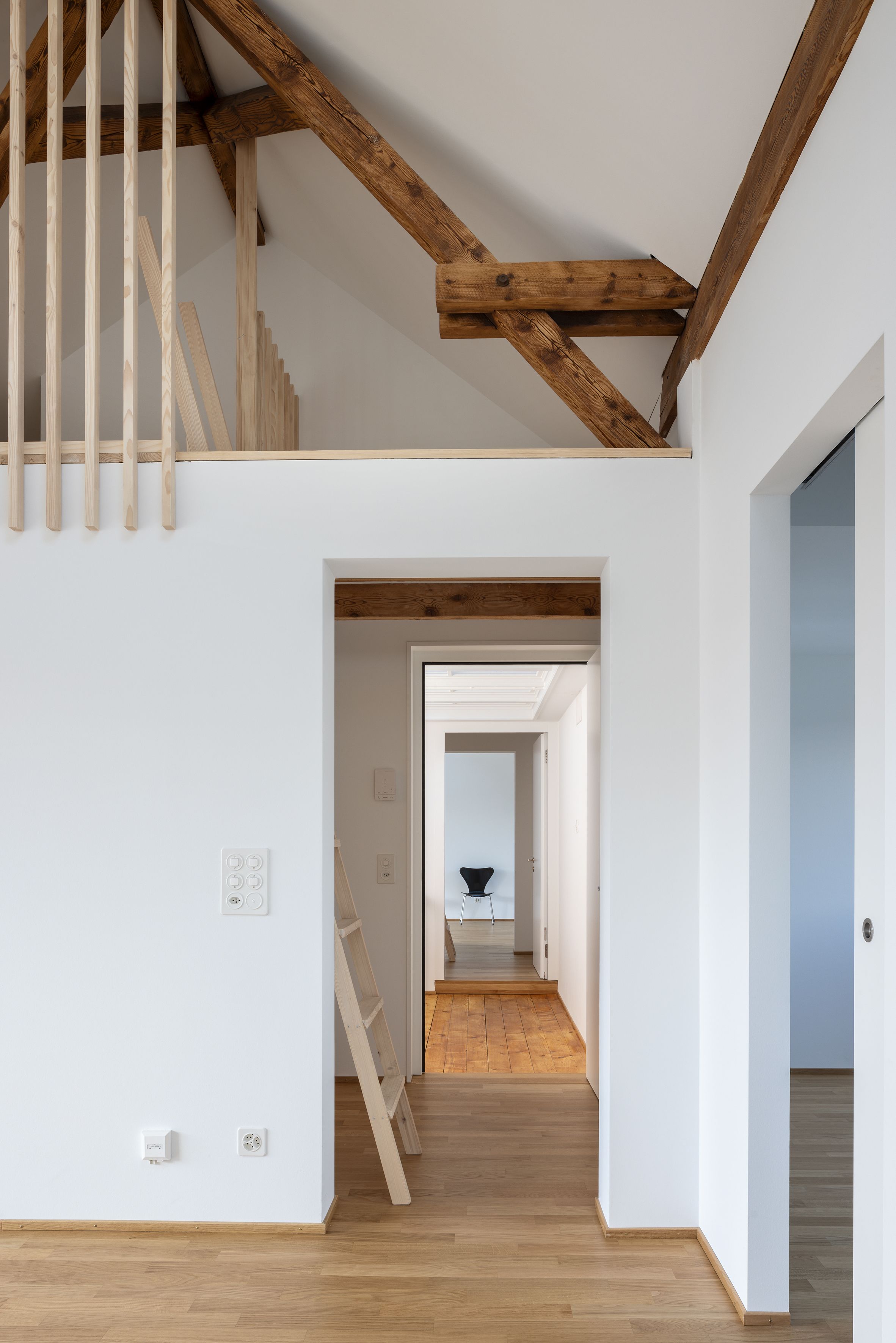 Projektfotografie Sanierung mit Wohnschutzauflagen und Dachausbau _ Basel Breite