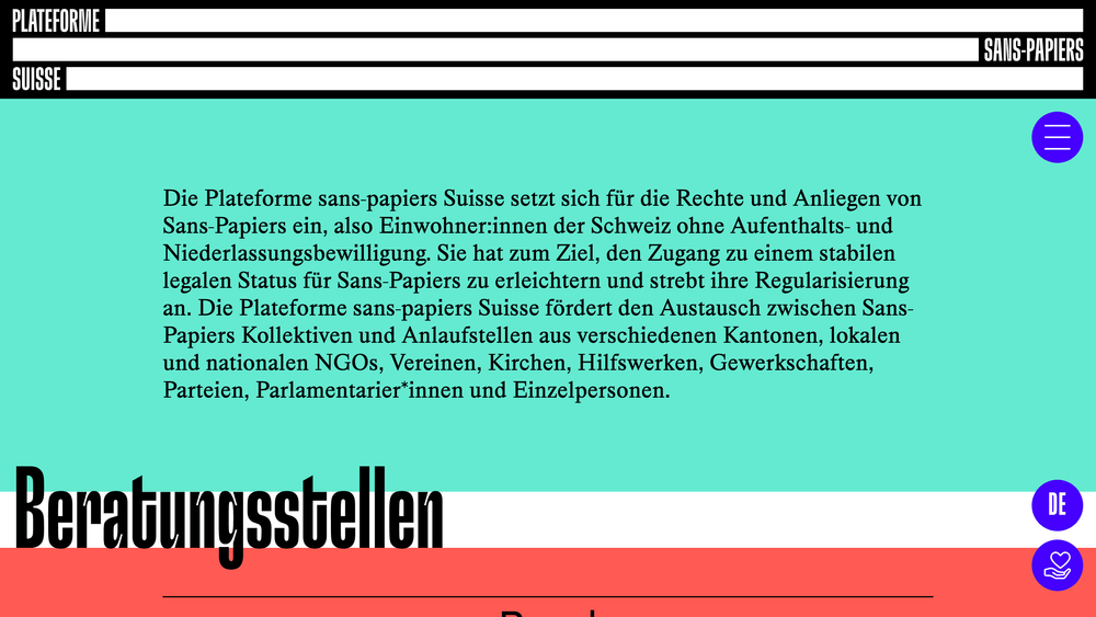 Plateforme sans-papiers Suisse